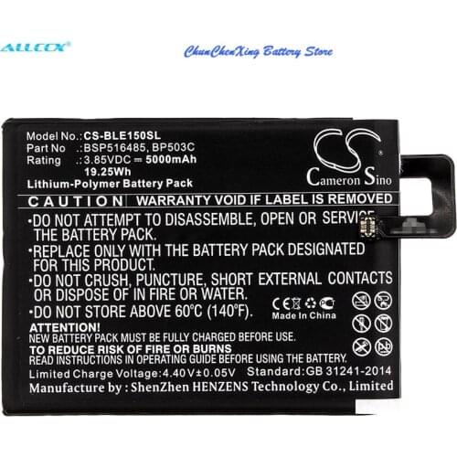Cameron Sino 5000mAh Battery BP503C,BSP516485 for BLU E150,E150Q,Energy X Plus 2