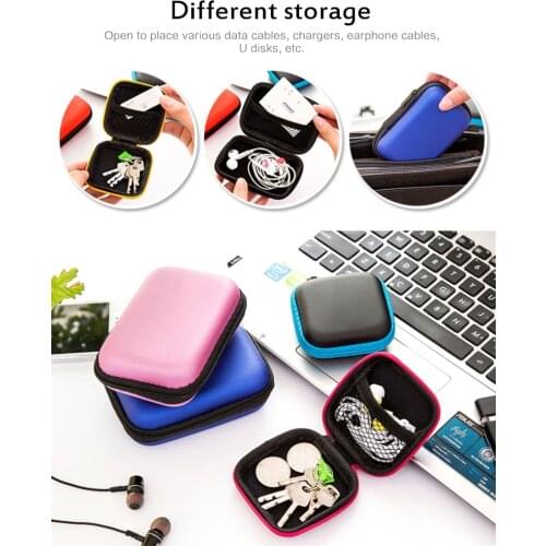Digital Storage Bag Organizer Mobile Phone Data Cable Charger Fingertips Package Zipper Bag Portable Zip Lock Organizer Case