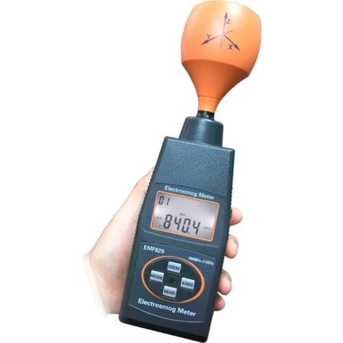 Digital high Frequency Magnetic Field Intensity Meter Indicator Electromagnetic radiation detector EMF829
