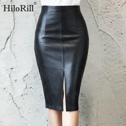 HiloRill Slit Pencil Skirts