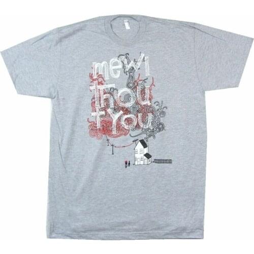 MeWithoutYou House Heather Grey T Shirt New Official Band Merch