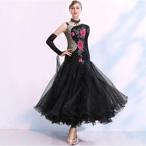 New ballroom waltz modern dance dress ballroom dance competition dresses standard ballroom dancing clothes tango dress MQ296