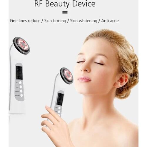 Personal RF EMS LED Beauty Machine Face Slimming Wrinkle Removal Skin Care Beauty Device Handheld Facial Cleanser Massager