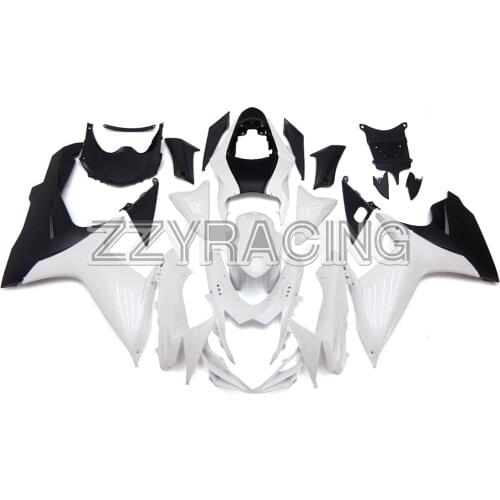 Full Motorcycle Fairings Kit for Suzuki GSXR600 GSXR750 K11 2011 2012 2013 2014 2015 2016 ABS Plastic Body Work Black White Kits