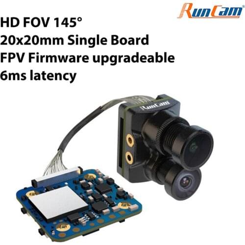 RunCam Hybrid V2 Dual Lens Wide Angle 4K HD Mini FPV Camera HD Recording FOV 145 Degree SONY 8MP Sensor For FPV RC Racing Drone