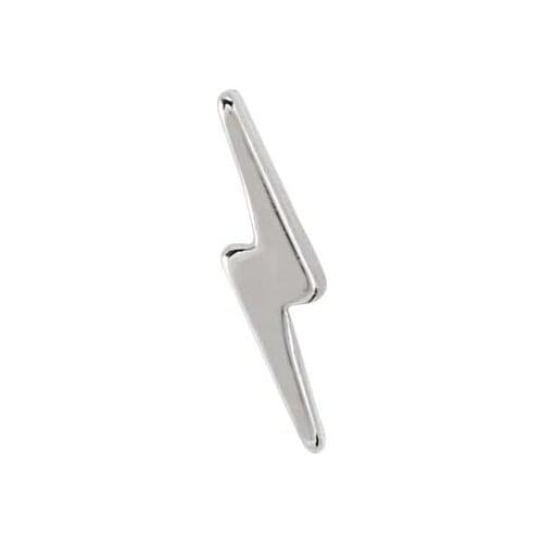 10pcs Silver Lighting Bolt Custom Floating Charms for Glass Locket Watch Necklace Bracelet