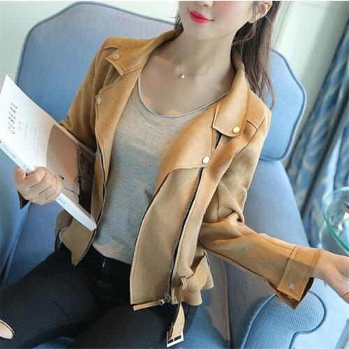 Shan liao Yi Women's Suede Jackets