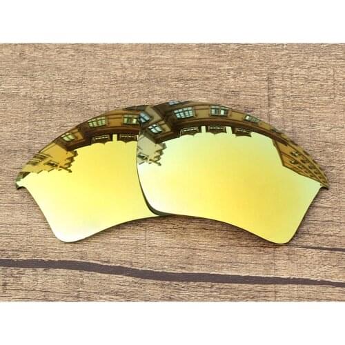 Vonxyz 24K Mirror Polarized Replacement Lenses for-Oakley Half Jacket 2.0 XL Frame