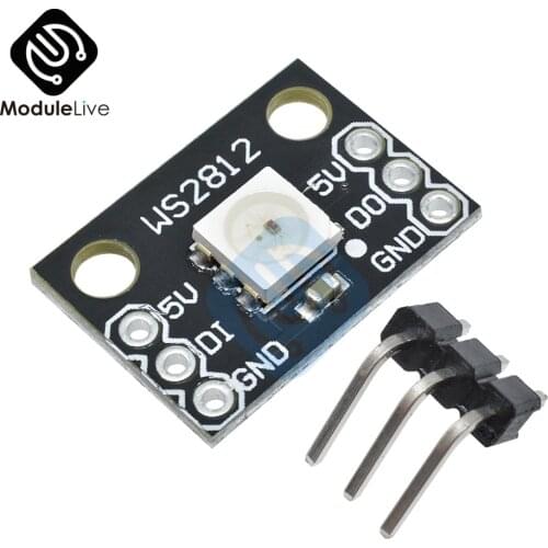 WS2812 Diy Kit Electronic PCB Board WS2812 RGB LED Breakout Diy Kit Electronic PCB Board Module for Arduino Diy Kits