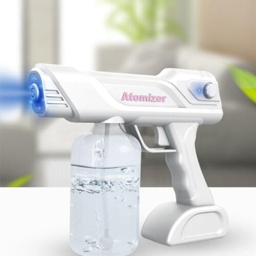1000ML Wireless Handheld Nano Blue Steam Atomizer Sprayer Disinfection Spray Gun USB Electric Sanitizer Garden Accessories