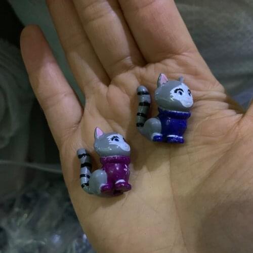 50PCS/lot 2.4cm Disneyland ice and snow kitten ornaments (two mixed sales) DIY decoration
