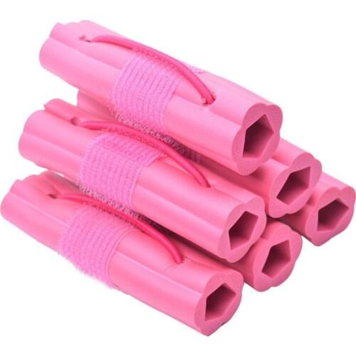 2020 New Fashion 6pcs Magic Foam Sponge Hair Curler DIY Wavy Hair Travel Home Use Soft Hair Curler Rollers Styling Tools zkh85