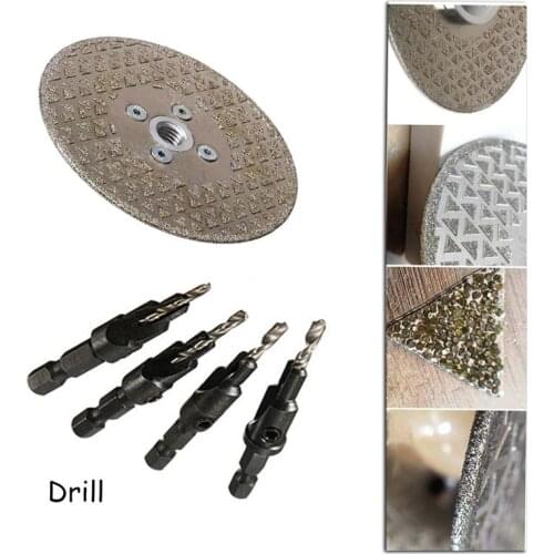 Diamond Grinding Wheel Cutting Blade 115mm/125mm M14Grinder Discs For Porcelain Tile Granite Marble Cutter Ceramics Sharpener