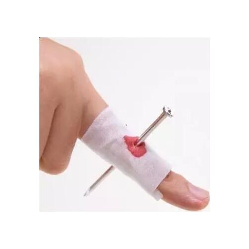 Free Shipping,2pcs/Lot Nail Through Finger - Magic Tricks,Horrorible,Menatlism,Close Up,Stage Magic,Accessories,Magia Toys