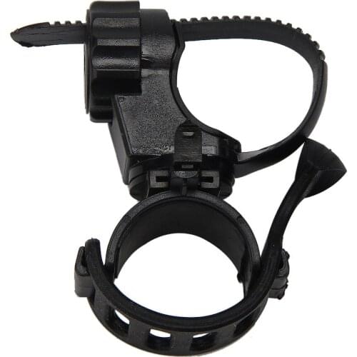 360 Degree Bike Bicycle Holder for LED Flashlight Torch Clip Clamp Anti Slide Holder Extender Holder Bicycle Accessories
