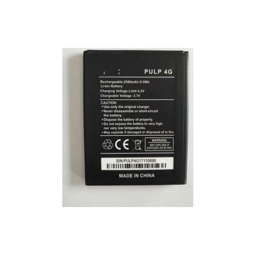 For Wiko Pulp 4G Battery 2500mAh replacement Backup Battery For Wiko Pulp 4G Smartphone with phone stander