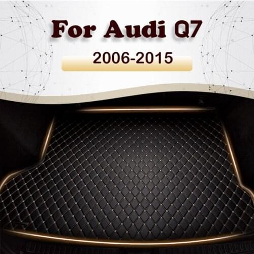 Car trunk mat for Audi Q7 FIVE SEAT 2006-2015 cargo liner carpet interior accessories cover