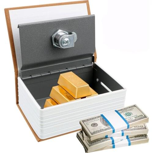 Creative Dictionary Coin Piggy Banks Book Money Saving Box Security Safe Lock With Hidden Secret Birthday Gift for Kids