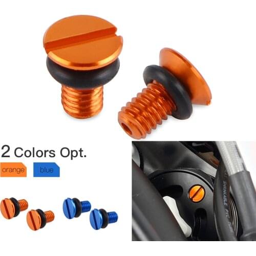 M4*0.7 Front Fork Air Valve Cap Screw For KTM SX SXF EXC EXCF XC XCF XCW XCFW For Husqvarna 85 125 150 200 250 300 350 450 500