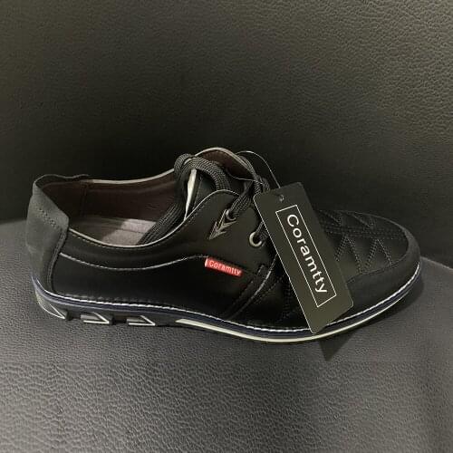 Coramtty New 2019 Autumn Shoes Male Footwear PU Leather Men Casual Shoes BRM-211