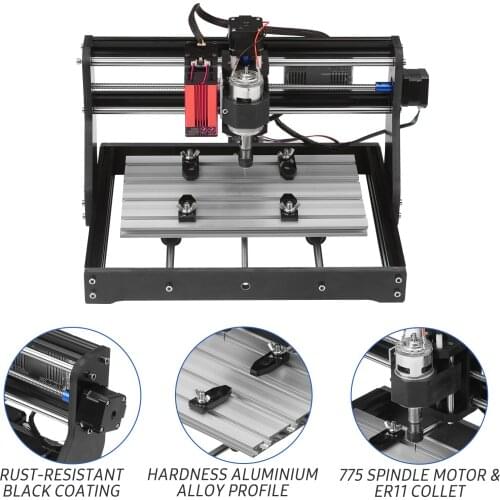 CNC 3018 Router Kit GRBL Control 3 Axis with Offline Controller Acrylic PCB PVC Wood Carving Milling Engraving Machine Engraver