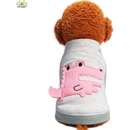 Dog Clothes Spring And Autumn New Cotton Teddy Bichon Pet Clothing Color Matching Three-Dimensional Small Crocodile Sweater