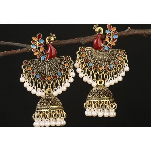 OIQUEI Women's Gold Earrings