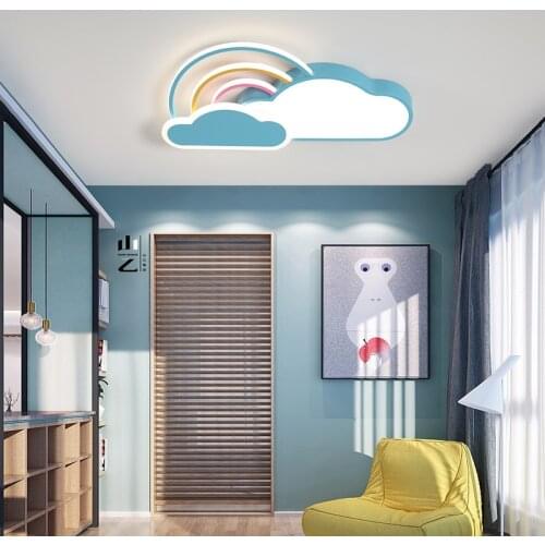 Pink Cloud Bedroom Ceiling Light For Girls Room Led Light Lamp Bedroom 110V 220V Children Room Ceiling Light Boy Room Lighting