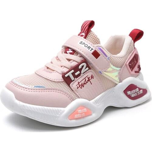 Sport Girls Sneakers Boys Shoes For Kids Sneakers Children Casual Shoes Breathable Mesh Running Footwear School Trainers 2021