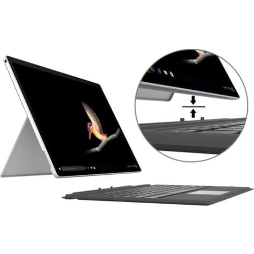 Ultra-Slim 5mm Bluetooth 3.0 Keyboard Wireless Rechargeable Illuminated keyboard for Micro soft Surface Pro 7 Plus 2021