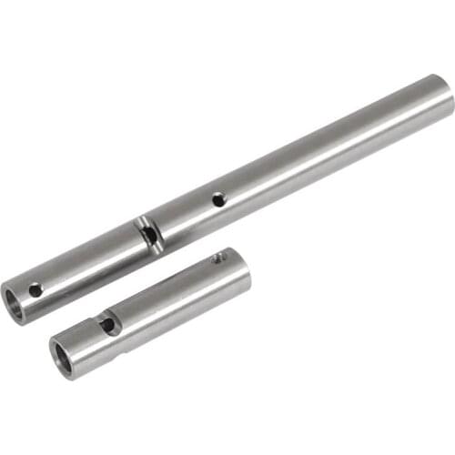 Bicycle Rear Axle Sleeve Bushing Rear Axle with Sleeve Bushing for 1/10 RC Crawler Axial Wraith RR10 90048 90053