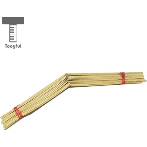 Tooyful 10 Pieces DIY Oboe Reeds Cane Medium Hard Woodwind Instrument Accessory