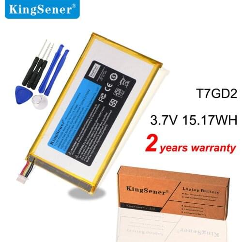 KingSener New T7GD2 Tablet Battery For DELL Venue 7 3736 T7GD2 05YTM4 Tablet Batteries 3.7V 15.17WH