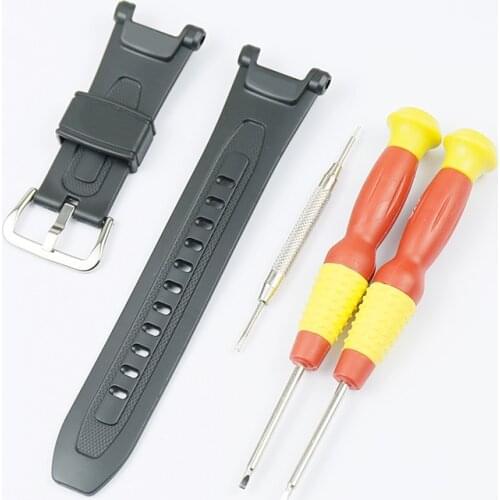 Watch accessories mens resin rubber strap for CASIO PRG-40-3v PRG-240-1 PRG-240-1B sports waterproof strap