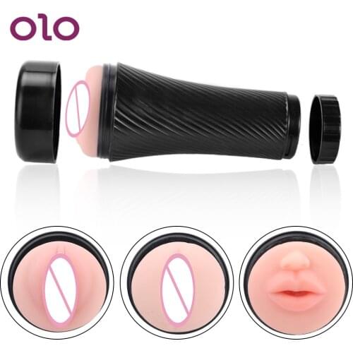 OLO Masturbation Aircraft Cup Sex Toys for Men Adult Products Male Masturbator Cup Male Masturbator Realistic Vagina Anal Mouth