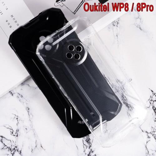 Case For Oukitel WP8 Pro Cover Funda Silicone Back Soft TPU Transparent Pudding White For Oukitel WP 8 Pro WP8 Case