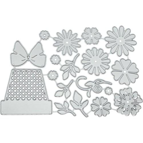 Flowerpot Metal Cutting Dies Flowers Embossing Template Cutting Knife Mould DIY Scrapbooking Paper Crafts Cutting Dies