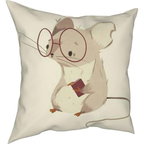 Mouse cotton pillow case pillow home home decoration sofa seat decoration car pillow case 45 * 45cm