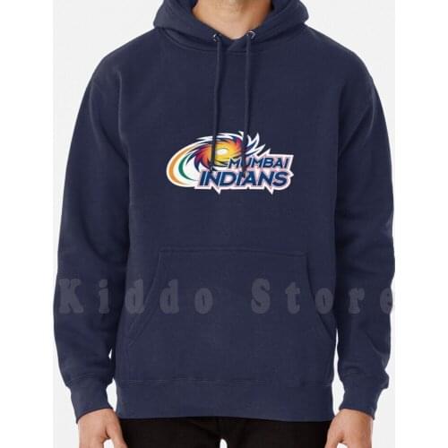 Ipl | Mumbai Indians | Mi Hoodie Long Sleeve Ipl Ipl2020 Indian Mumbai Indians Mi Rohit Sharma Cricket