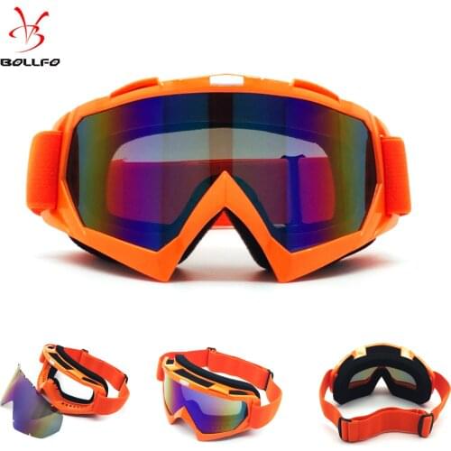Motorcycle Protective Gears Flexible Cross Helmet Face Mask Motocross Goggles ATV Dirt Bike UTV Eyewear Gear Glasses