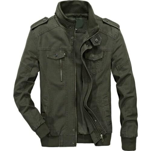 Men Military jackets and coats Bomber Jackets Jaqueta Masculina Casual jacket men Autumn Cotton plus size