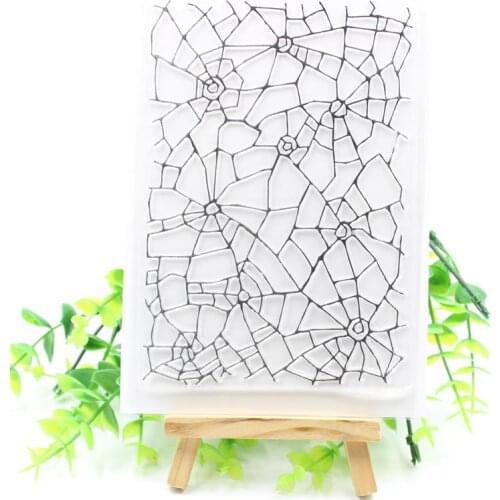 Spiderweb Transparent Clear Silicone Stamps for DIY Scrapbooking/Card Making/Kids Christmas Fun Decoration Supplies 519