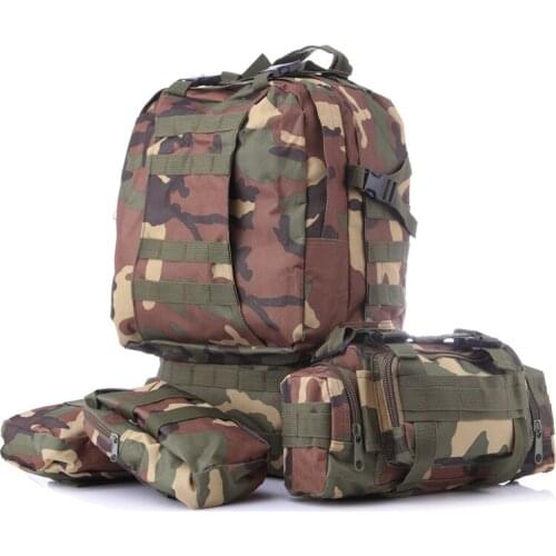 Hot 50L Molle Tactical Assault Outdoor Military Rucksacks Backpack hiking Camping Bag Large Amy travel back pack women men