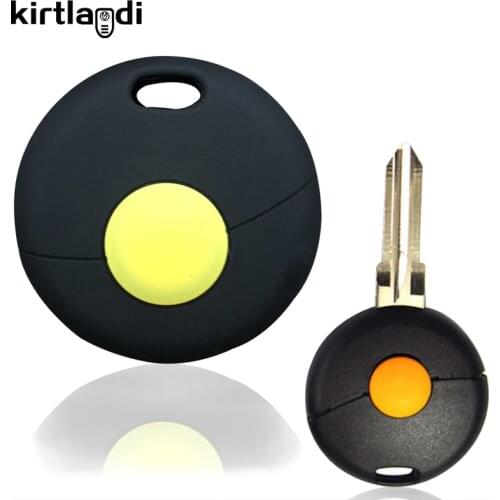 For Mercedes-Benz Smart Fortwo Cabrio 450 FORTWO COUPE Cross Forfour W124 W202 W210 1Button Silicone Car Key Cover Case