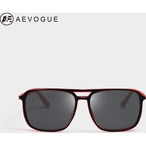 AEVOGUE Polaroid Sunglasses Men Steampunk Square Vintage Glasses For Driving Brand Design Googles Gafas De Sol UV400 AE0623