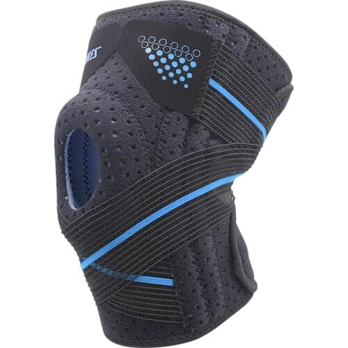 Sports Compression Knee Brace Coolfit Quick Dry Silica Gel Patella Knee Pads For Arthritis Joint Hole Knee Protector Volleyball