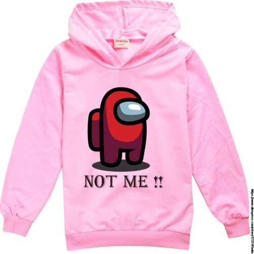 Cartoon Hoodie Fashion Girls Among Us Print Hoodies Cotton Sport Sweatshirt Baby Boys Pullover Sweater new tops