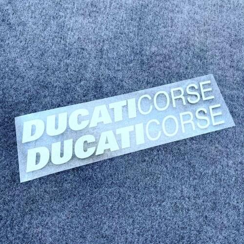 Multi Color Motorcycle Vinyl Reflective Sticker Ducati 848 1199 1098 S RSE Logo Body Pedal Side Panel Italian Flag DUCATI CORSE