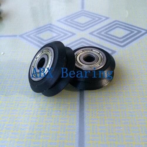 10pcs 5mm W V groove bearing Openbuilds for 3D printer nylon wheel ball bearing with pulley track roller 625zz 625z 625 BW25