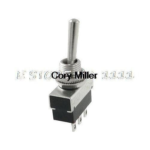 3A 250VAC On/On 2 Position 1P2T SPDT Toggle Switch 8mm Mounting Hole